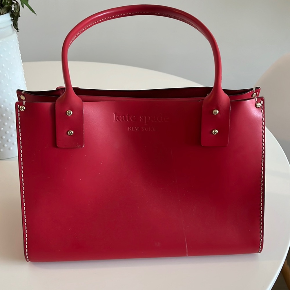 Red Kate Spade small tote!